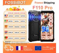 [Première mondiale] Smartphone robuste Fossibot F110 Pro 5G Android15 20 Go (8 + 12) + 128 Go 10000 mAh 20 W Téléphone 6,745 "HD + 50 MP + 8 MP NFC noir
