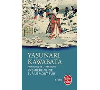 Première neige sur le mont Fuji