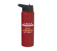 Première règle de programmation si elle fonctionne ne la changez pas Stainless Steel Insulated Water Bottle