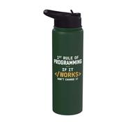 Première règle de programmation si elle fonctionne ne la changez pas Stainless Steel Insulated Water Bottle