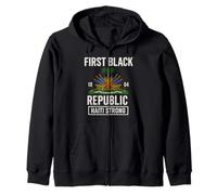 Première République Noire 1804 Jour de l'Indépendance Haïti Sweat à Capuche