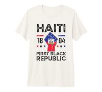 Première révolution Historique de la République Noire d'Haïti Depuis 1804 T-Shirt Haut de Gamme