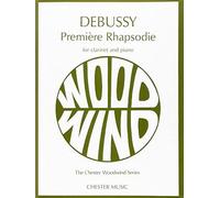 Partitions classique CHESTER MUSIC DEBUSSY - DEBUSSY PREMIERE RHAPSODIE FOR CLARINET AND PIANO - CLARINET Clarinette