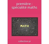 première : spécialité maths