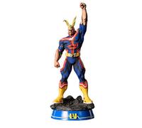 premières figurines My Hero Academia Symbole de paix, statue All Might à l'échel