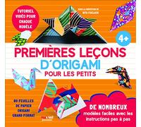 Premières Leçons D'origami Pour Les Petits - 80 Feuilles De Papier Origami Grand Format