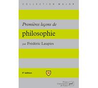 Premières Leçons De Philosophie