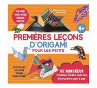 Premières Leçons D'origami Pour Les Petits - 80 Feuilles De Papier Origami Grand Format