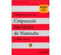 Premières leçons sur "Crépuscule des idoles" de Nietzsche
