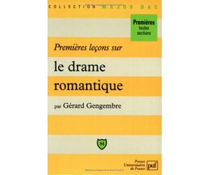 Premières leçons sur le drame romantique