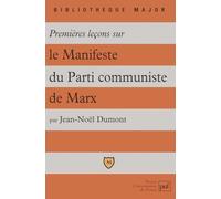 Premières leçons sur le Manifeste du parti communiste de Marx