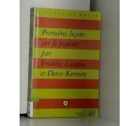 Premières leçons sur le pouvoir