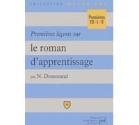 Premières leçons sur le roman d'apprentissage