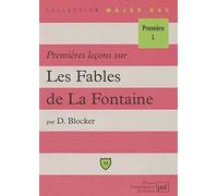 Premieres Lecons Sur Les Fables De La Fontaine - 2eme Edition