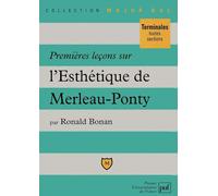 Premières leçons sur l'Esthétique de Merleau-Ponty