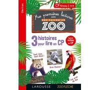 Premières lectures Une saison au zoo 3 histoires à lire CP niv 2 - Collectif - Larousse - broché - Scolaire / Universitaire