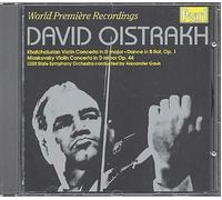 Premieres Mondiales Des Concertos Pour Violon De Khatchaturian & Miskovsky Symph. D'urss 1944