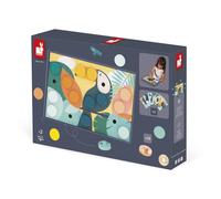 Premières mosaiques en bois multicolore TU