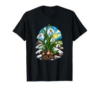 Premiers bulbes de Printemps et Floraison précoce en grappe de Perce-Neige T-Shirt