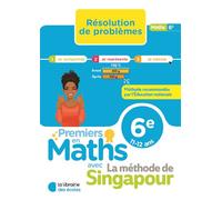 Premiers en maths - Méthode de Singapour - Résolution de problèmes 6e (2026) - Florian Couston - Librairie Des Ecoles - broché - Scolaire / Universitaire