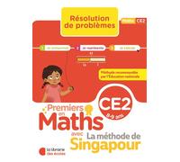 Premiers en maths - Méthode de Singapour - Résolution de problèmes CE2 (2026) - Salomé Chatelard-Guéchot - Librairie Des Ecoles - broché - Scolaire / Universitaire