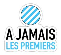 Premiers Marseille OM Supporter Cadeau Marseillais Autocollant Sticker