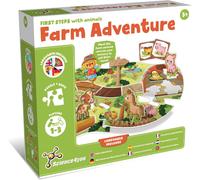 Premiers Pas Animaux De La Ferme-Puzzle Éducatif Pour Enfants Avec Animaux,Jeu De Mémoire Pour Enfant 2 3 4 Ans Jeux De Société Et Éducatif 3+ Ans,Cadeaux Pour Garçon Et Fille 3+ Ans