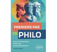 Premiers pas en Philo Auteurs incontournables, notions clés, champs philosophiques - Emmanuel Maudet - Ellipses - broché - Essai
