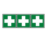 Premiers Secours (3stickers 5x5cm) - Sticker/Autocollant