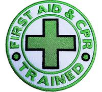 Premiers Secours et pour la pratique de la plus Embroidered Iron on Patch/7,6 cm Medic badge Certifié DIY Applique