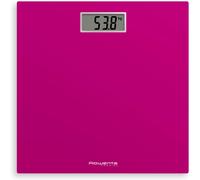 Premiss 2 Pèse-Personne Numérique,Verre Trempé,Graduation De Précision Chaque 100 G,Fonctions Intelligentes,Grand Écran,Batterie Incluse,Fuchsia,30X30 Cm