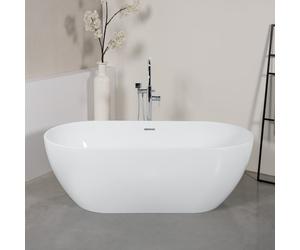 PREMIUM 200 Baignoire ovale en îlot L : 169 l : 80 H : 56,5 cm, PR1274,
