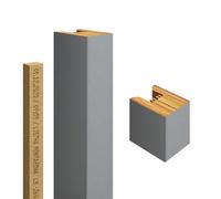 Premium 3D Slats - Panneaux muraux acoustiques décoratifs, verticaux, longueur 275 cm, largeur 2,9 cm Panneaux en bois, panneaux muraux, aspect bois, mur à lattes