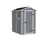 Abri de jardin 2,5 m² KETER Manor 46S, 192 x 130 x 198 cm - Abri résistant aux intempéries, Gris