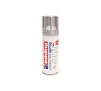 Edding 5200-923 Spray de peinture acrylique de qualité supérieure, 200 ml d'opacité maximale, couvre immédiatement, séchage rapide sans bulles, couleur argent mat
