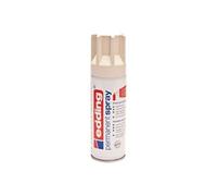 edding 5200 spray permanent - blanc crème mat - 200 ml - peinture acrylique pour peindre ou décorer verre, métal, bois, céramique, plastique, toile - peinture acrylique en aérosol