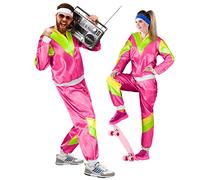Premium 80's & 90's Retro Survêtement I Assianzug I Costume I Gangster I Prolet I Bad Taste I Assi I Hommes I Femmes I Thème I Carnaval I Mardi Gras (Rose I Vert I Jaune, M)