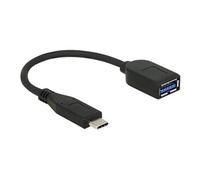 Premium - Adaptateur USB - USB type A (F) pour 24 pin USB-C (M) - USB 3.1 Gen 2 - 10 cm - noir