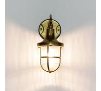 Premium Applique Murale D'Extérieur Maison Lampe Laiton Inox Rustique Massif