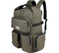 Premium Army Green Two-Compartment School Urban Backpack 35x44x17 cm