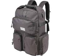 Premium Army Two-Compartment School Urban Backpack Black 35x44x17 cm