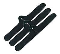 Premium Bamboo More of Me to Love Lot de 3 sous-couches pour soutien-gorge Noir Taille L