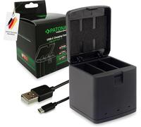 Premium Boîtier De Charge 3En1, Chargeur Compatible Avec Go_Pro Hero 13, Aebat-201 Charge Simultanée De 3 Batteries Indicateur De Charge & Fermeture À Clip Compact & Léger Câble Usb-[Z884]