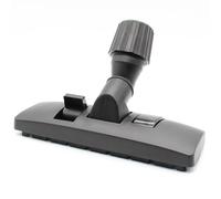 Premium Buse Brosse combinée d'aspirateur adaptée pour Makita, Metabo, Miele | Commutable pour Tapis et sols durs | avec Joint tournant et Dessous en métal | Diamètre : 30-38 mm