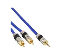 Premium - Câble audio - RCA mâle pour mini-phone stereo 3.5 mm mâle - 50 cm