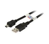 EFB Elektronik K5251SW.1,8 câble USB USB 2.0 1,8 m USB A Mini-USB B Noir