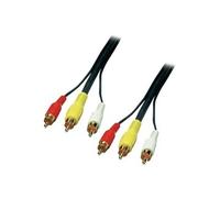 Premium - Câble vidéo/audio - vidéo / audio composite - RCA mâle pour RCA mâle - 20 m - noir