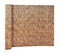 Premium Canisse Brise Vue en Roseau Nature, Panneaux De Roseaux D'ombrage Extérieurs 30-180cm Hoch, Rouleaux De Bambou De Jardin Décoratifs, pour Piscine, Hôte, Restaurant(Brown Color)