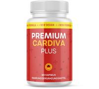 Premium Cardiva Plus Gélules | Pour une vie active | Qualité et pureté exceptionnelles | Contenu 60 gélules