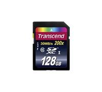 Transcend Premium - Carte mémoire flash - 128 Go - Class 10 - SDXC